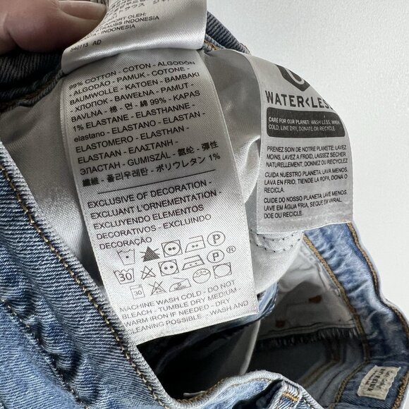 Levi’s Wedgie Icon Fit Ankle Jeans High Waist Size 28 Casual Vintage‎ Style - Picture 11 of 12